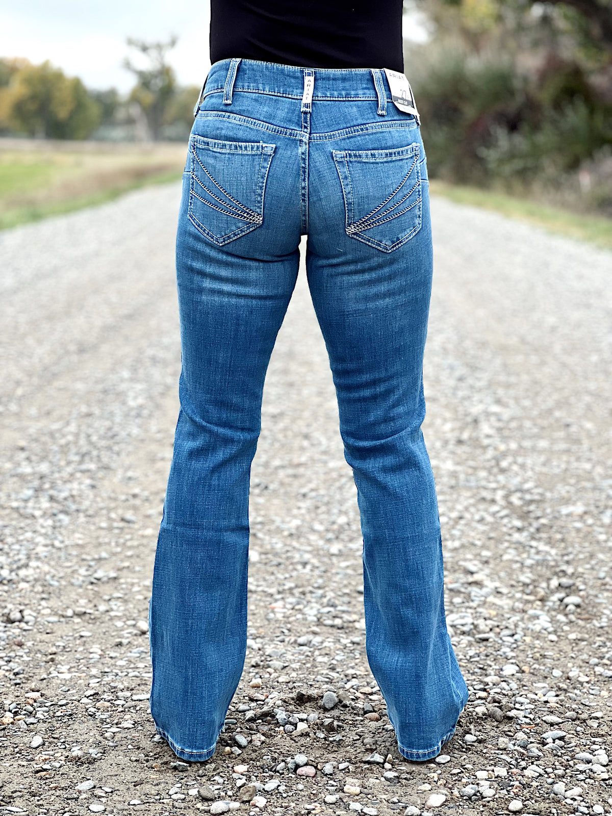 The Tristen Mid Rise Bootcut Jean