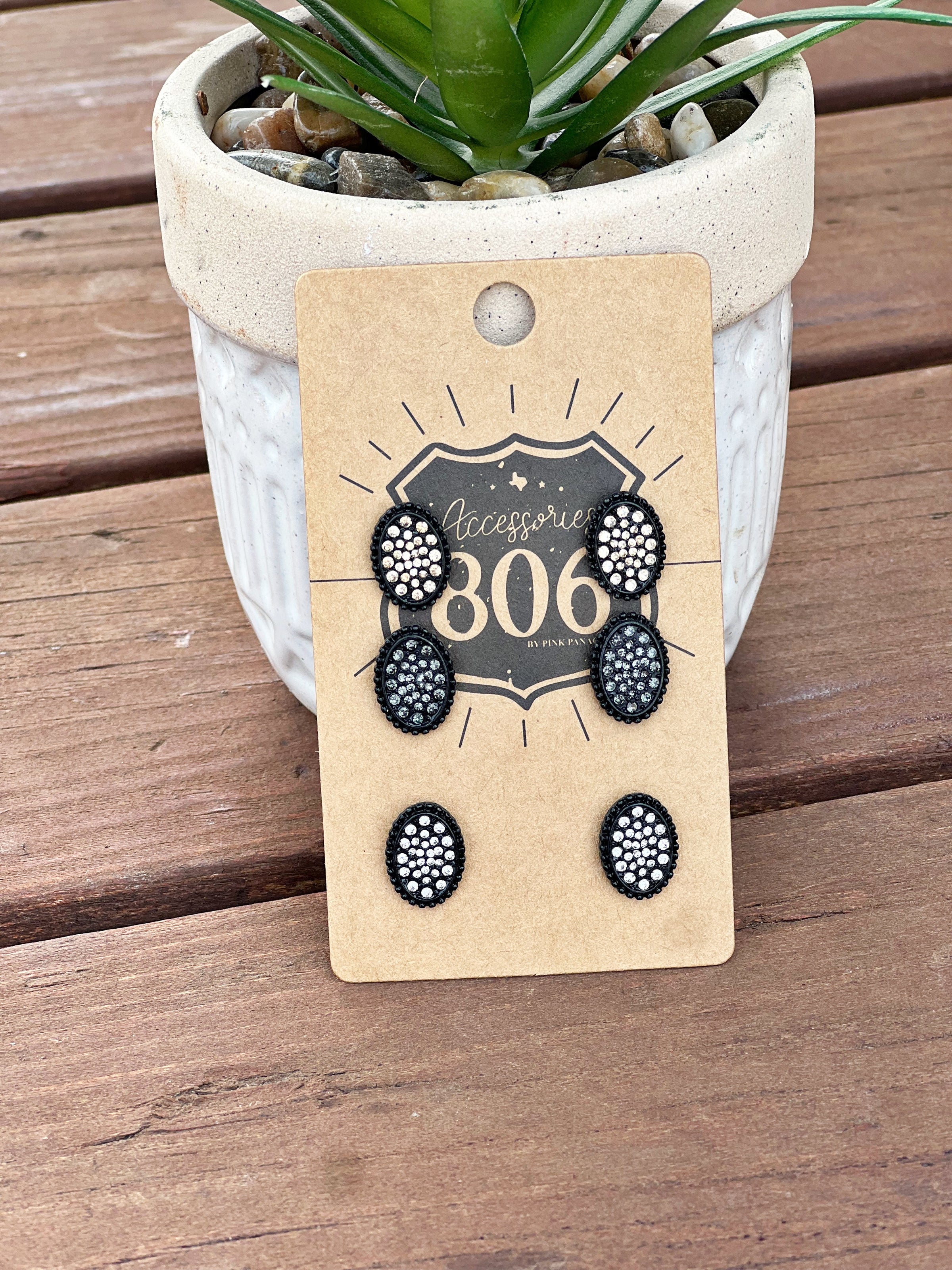 The Bling Earring Set of 3