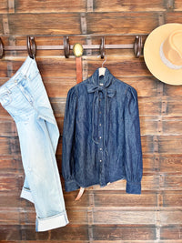The Bowtie Denim Button Up