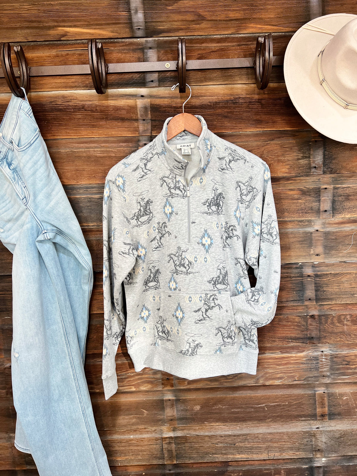 The Wild West Half Zip Pullover