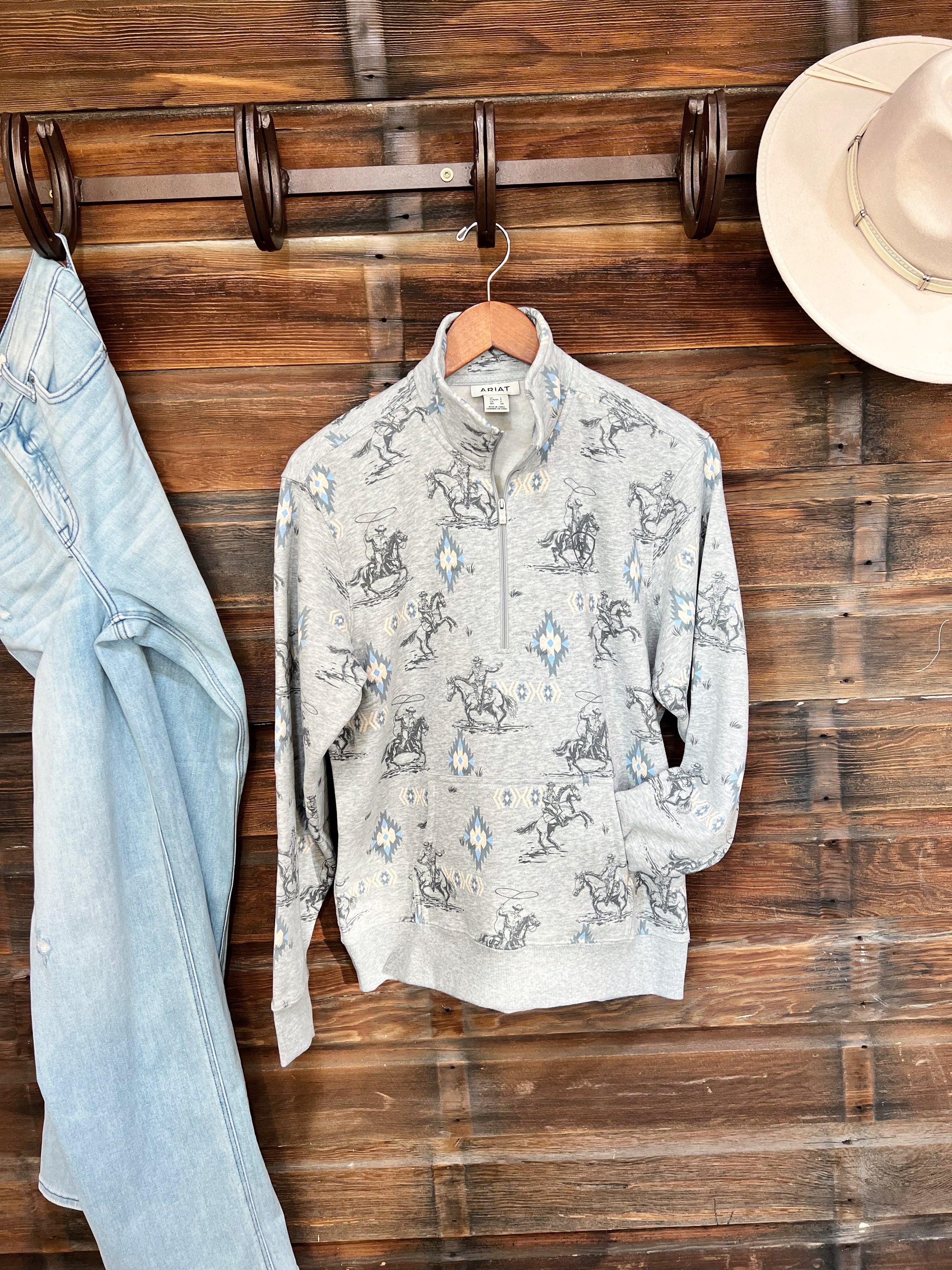 The Wild West Half Zip Pullover