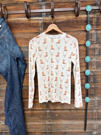 The Western Mesh Top