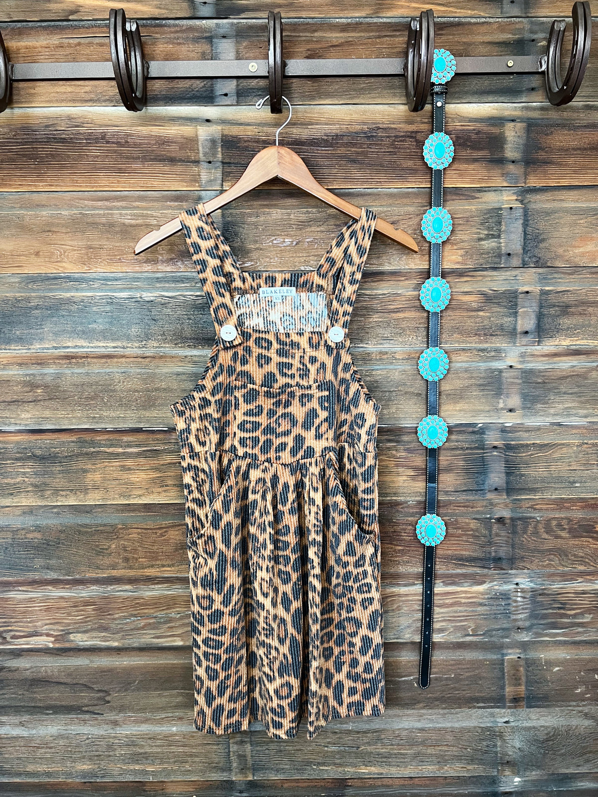The Leopard Overall Dress