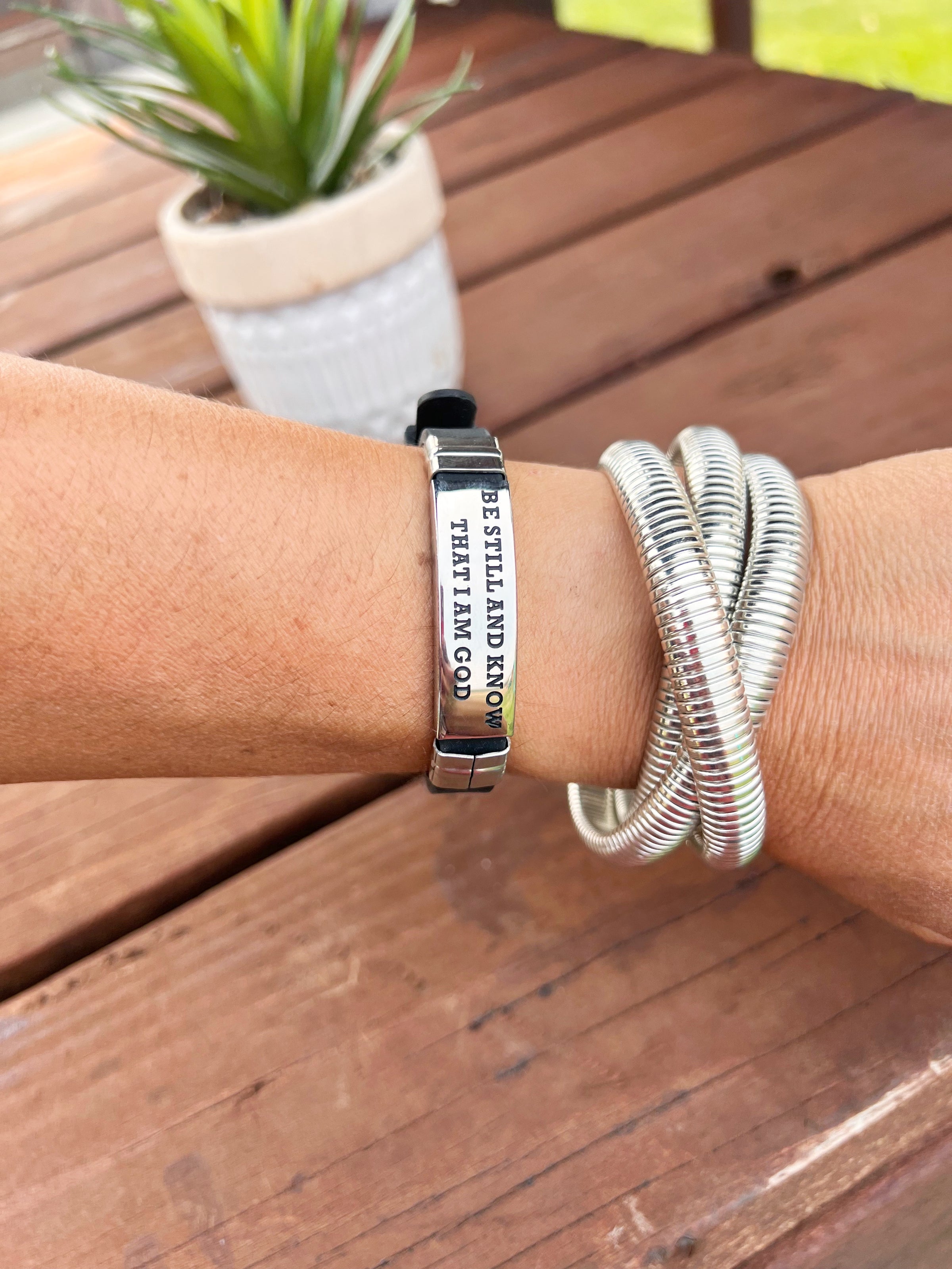 Be Still and Know That I am God Bracelet