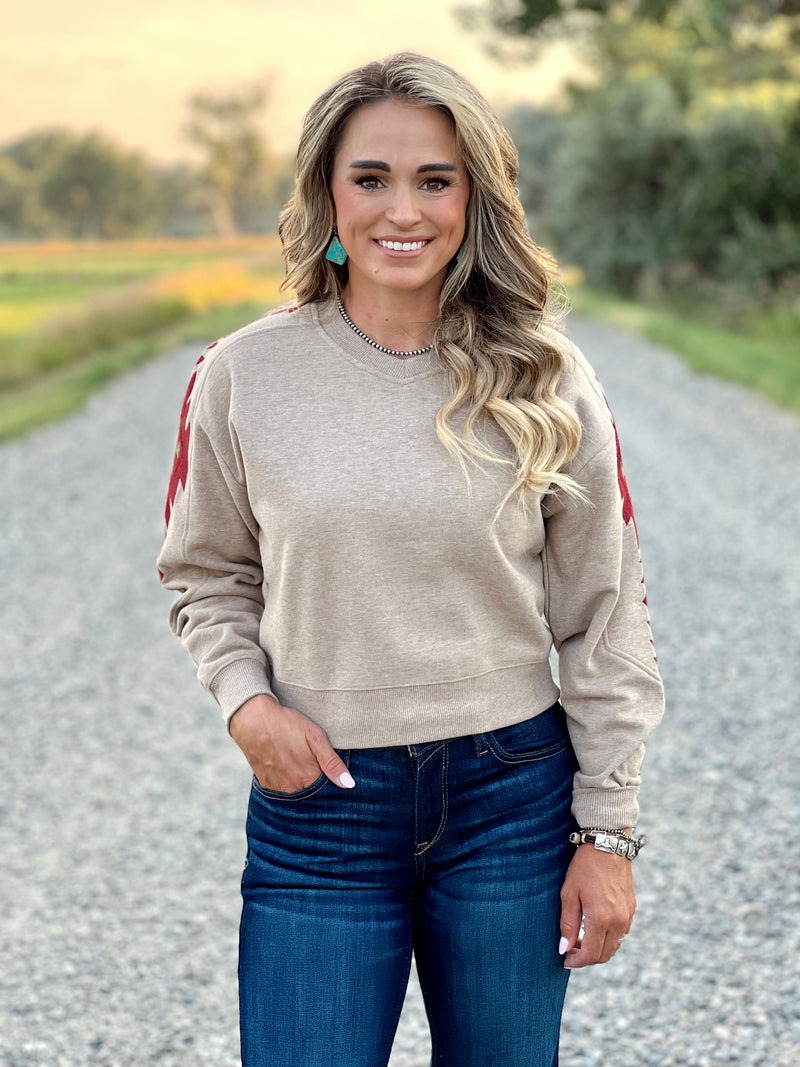 The Sundance V Neck Sweatshirt