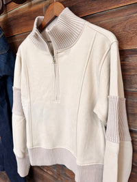 The Omaha Sweater in Taupe