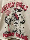 Beverly Hills Pony Club relaxed Crop T-shirt
