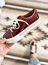 The Red Croc Platform Sneaker