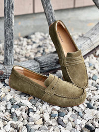 The Olive Moccasin Shoe