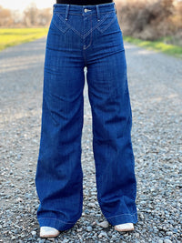 The High Rise Wide Leg Yoke Jean