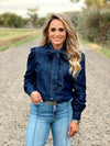 The Bowtie Denim Button Up