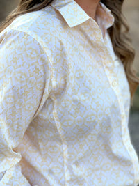 The Spring Yellow Performance Button Up VentTek