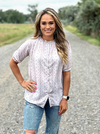 The Aztec Short Sleeve Top