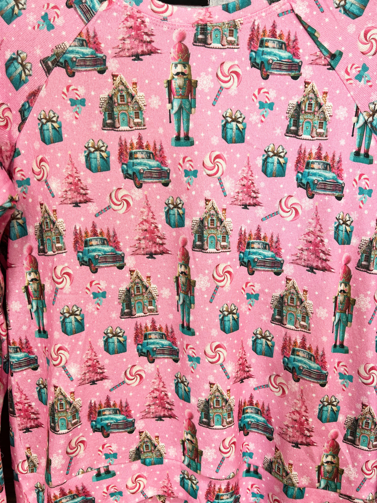 The Festive Pink Holiday Top