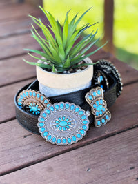The Leather Concho Belt