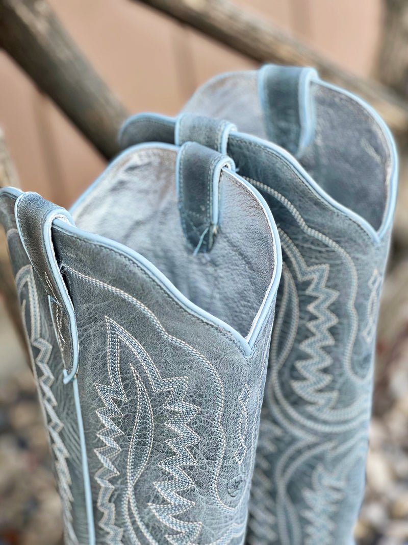 The Casanova Boot in Vintage Denim Blue