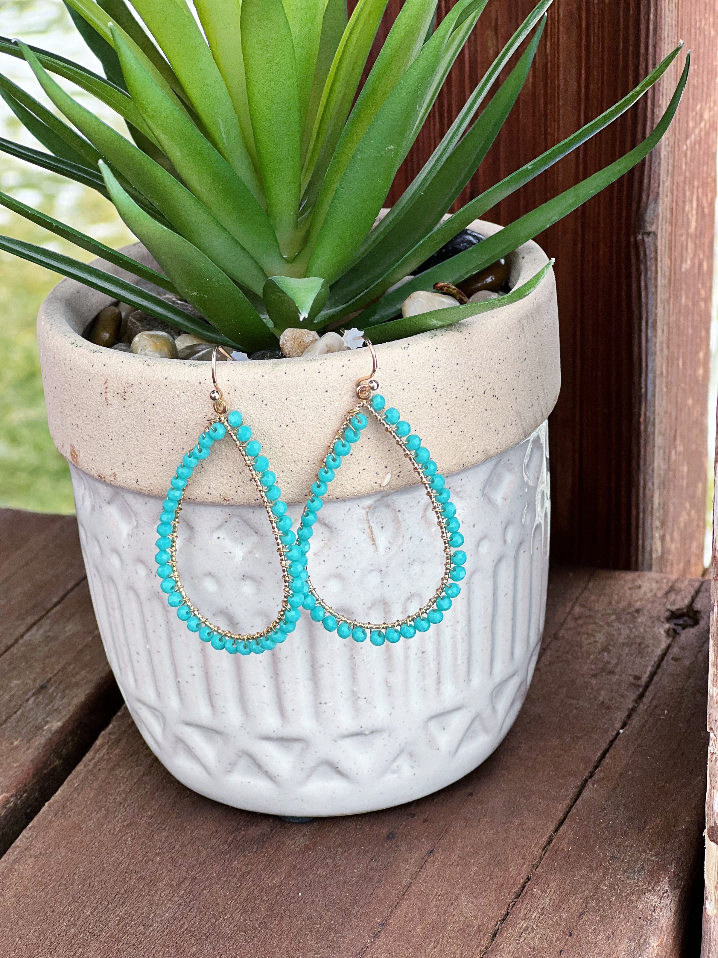 The Drifter Earring in Turquoise