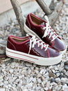 The Red Croc Platform Sneaker