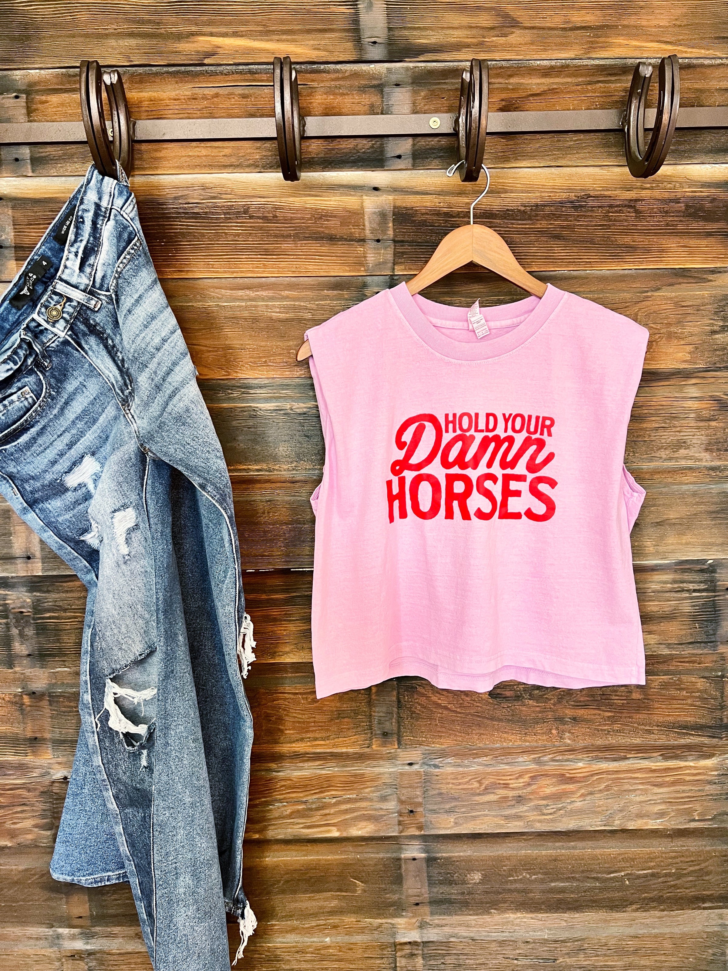 Hold Your Horses Boxy Tank