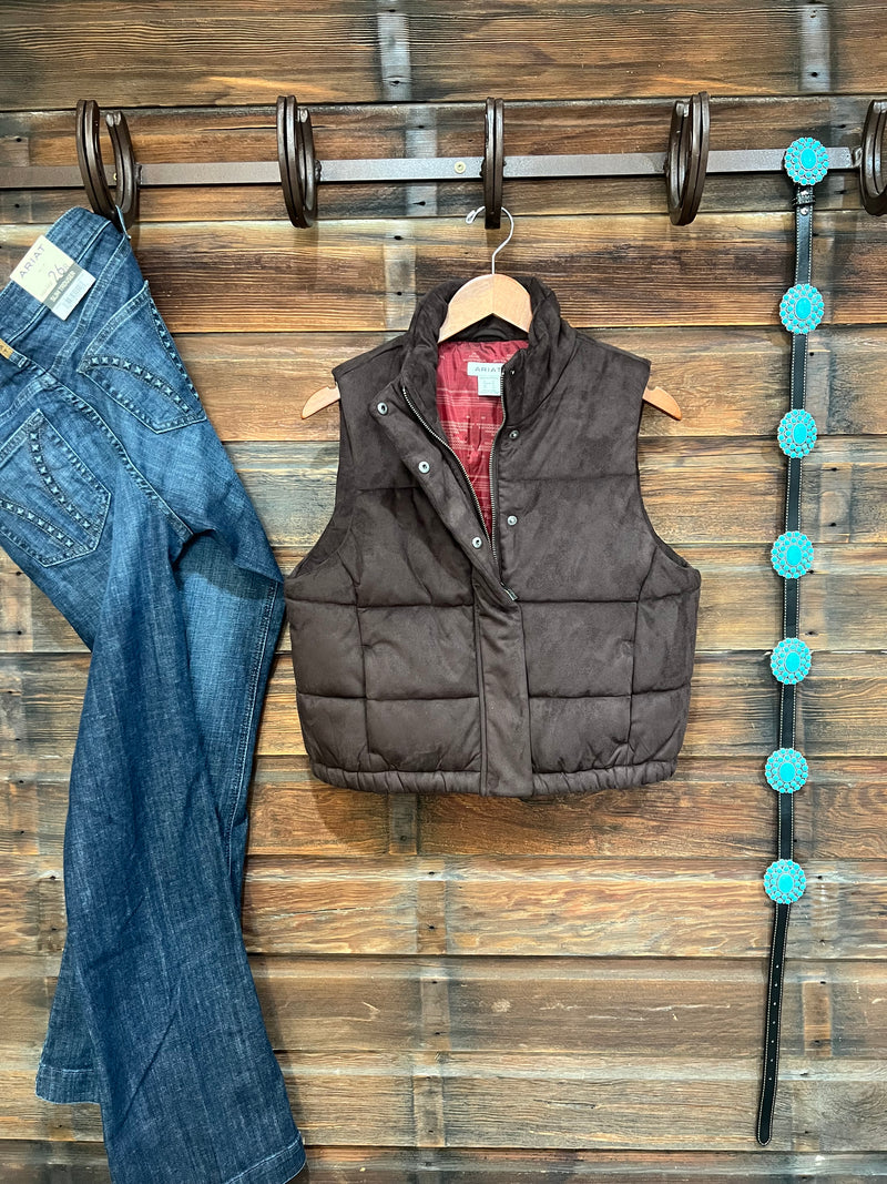 The Suede Vest