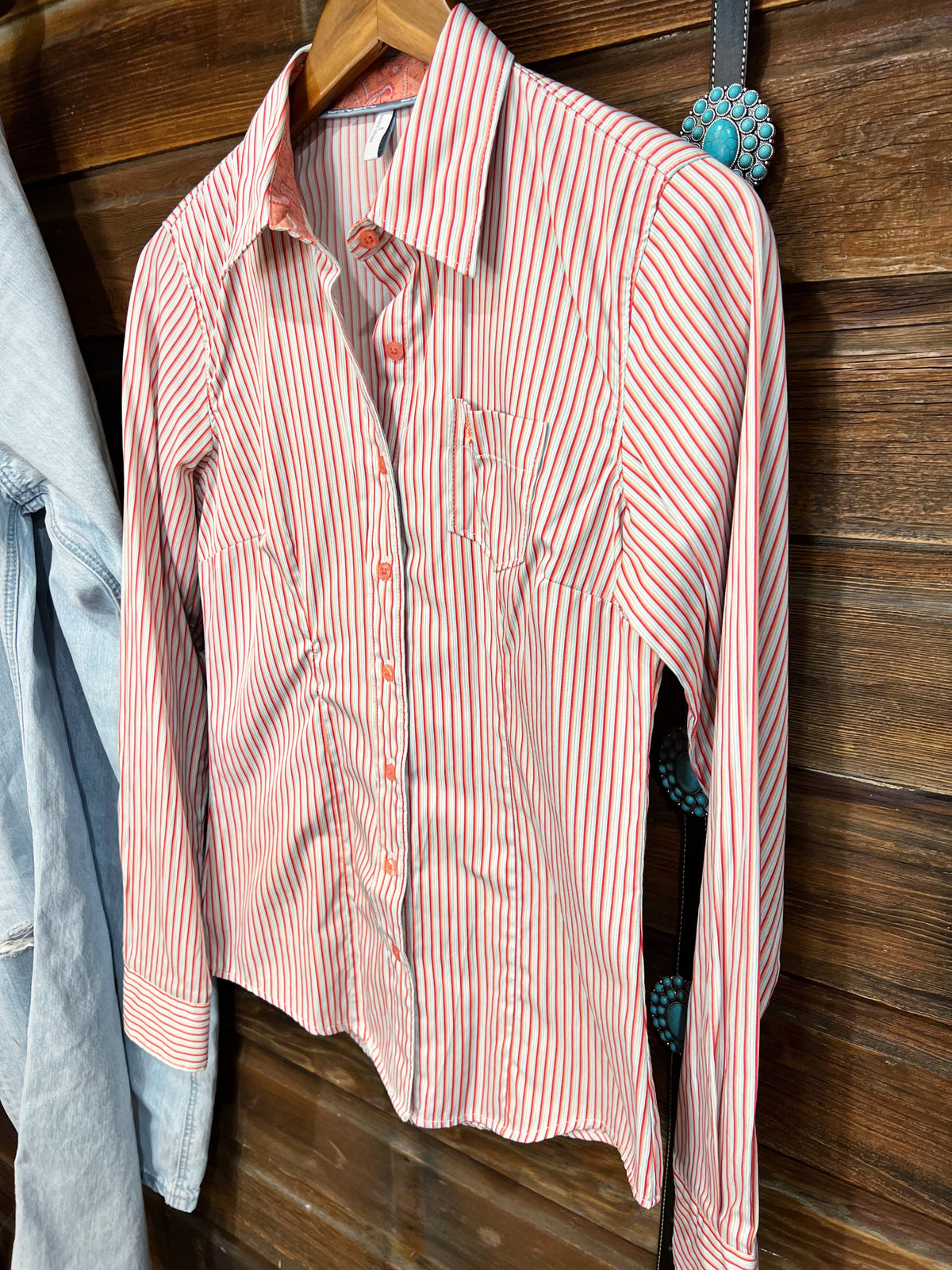 Kelli's Closet Cinch Button Up