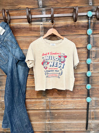 The Sendero Country Fest Crop Tee