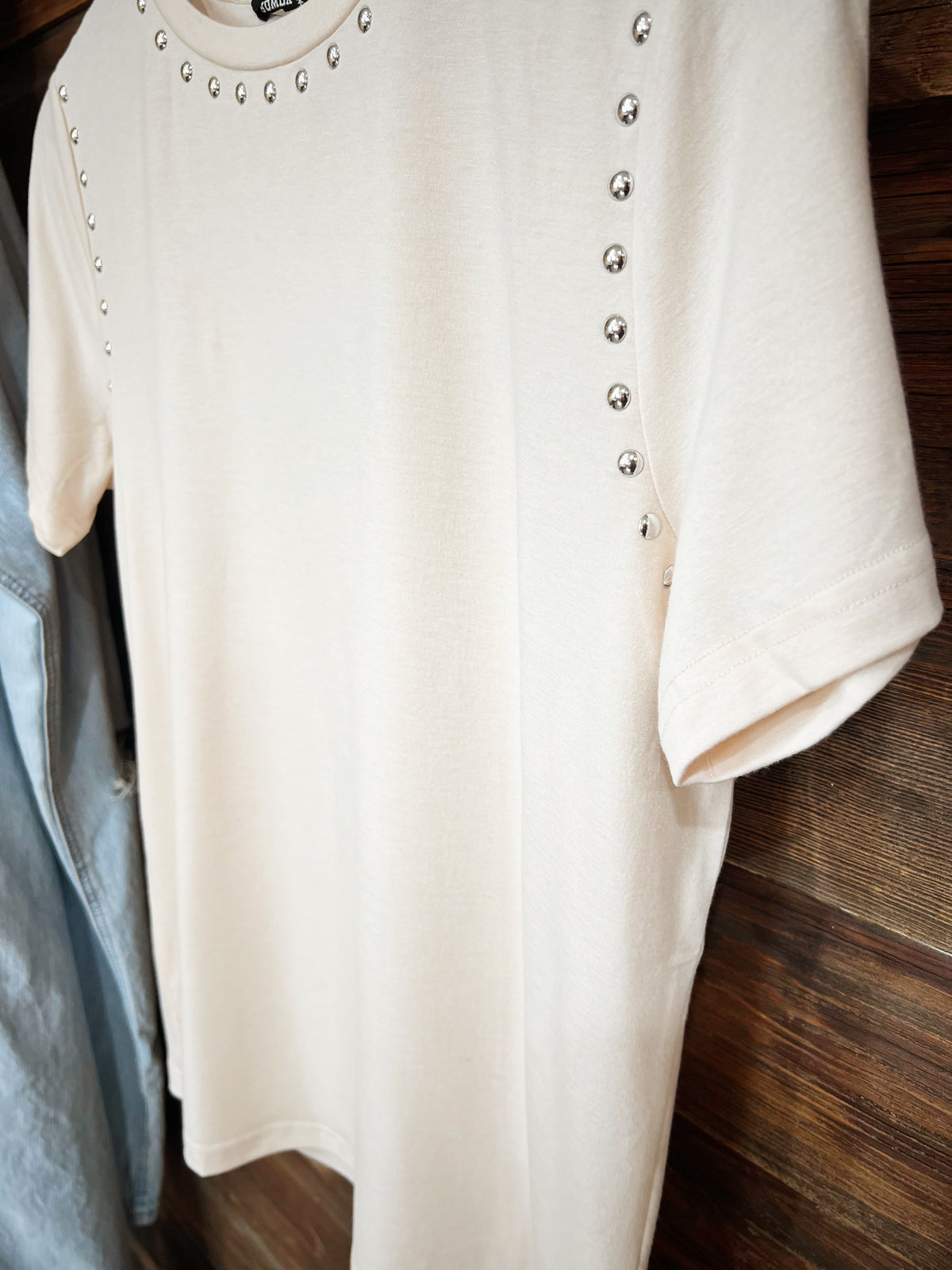 The Cream Studded Tee