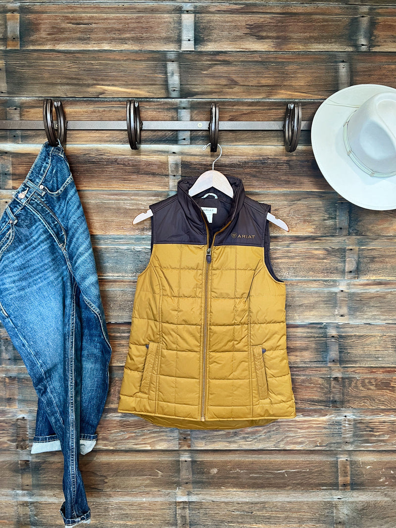 The Weatherford Insulated Vest in Brown