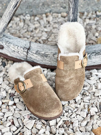The Sherpa Slip on Mule