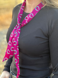 Horse Shoes Twilly Scarf Rag