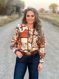 The Pistol Annie Button Up Top