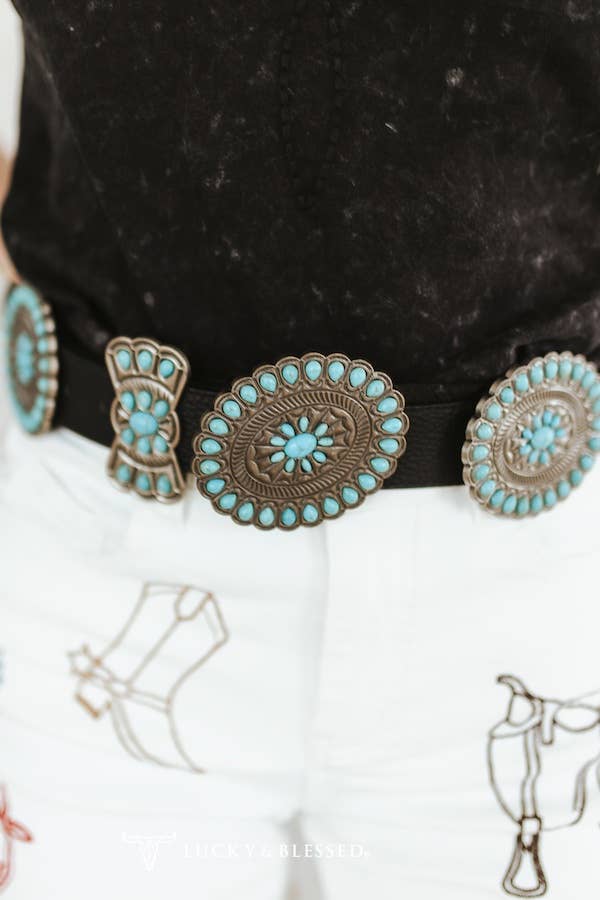 The Leather Concho Belt