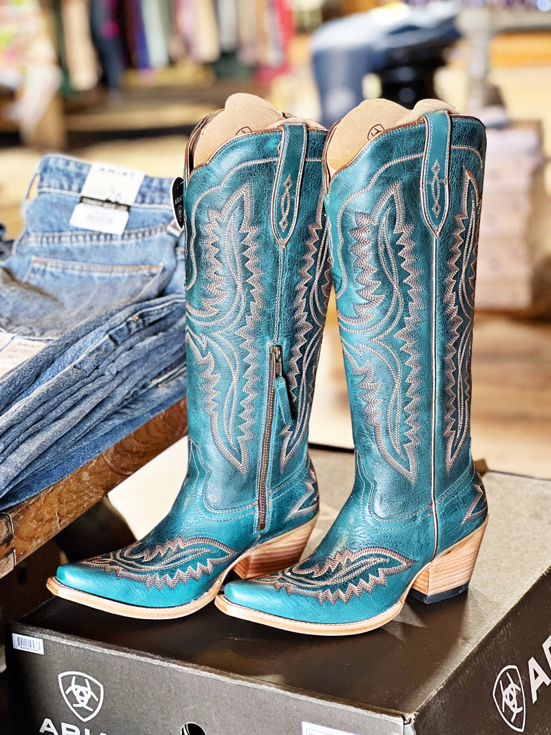 The Casanova Boot in Turquoise