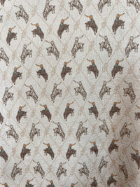 The Bronc Mock Neck Tee