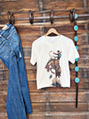 The Rhinestone Bronc Crop Tee
