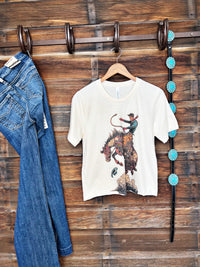The Rhinestone Bronc Crop Tee
