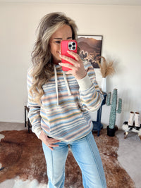 The Auburn Hoodie in Serape