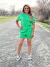 The Relaxed Romper in Green