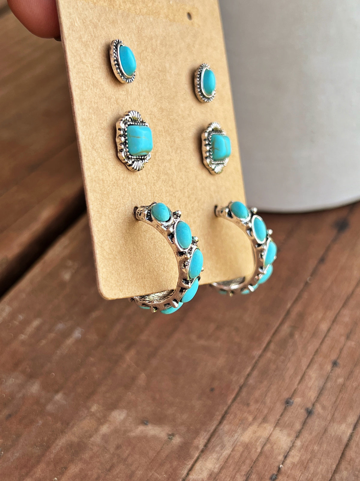 The Turquoise Earring Set