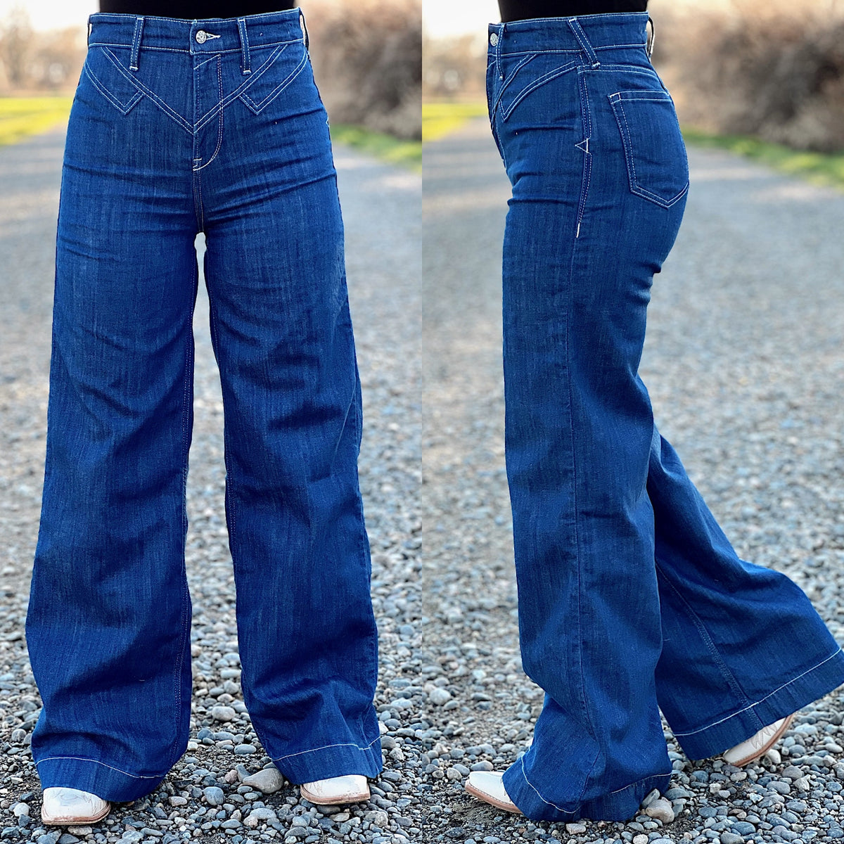 The High Rise Wide Leg Yoke Jean