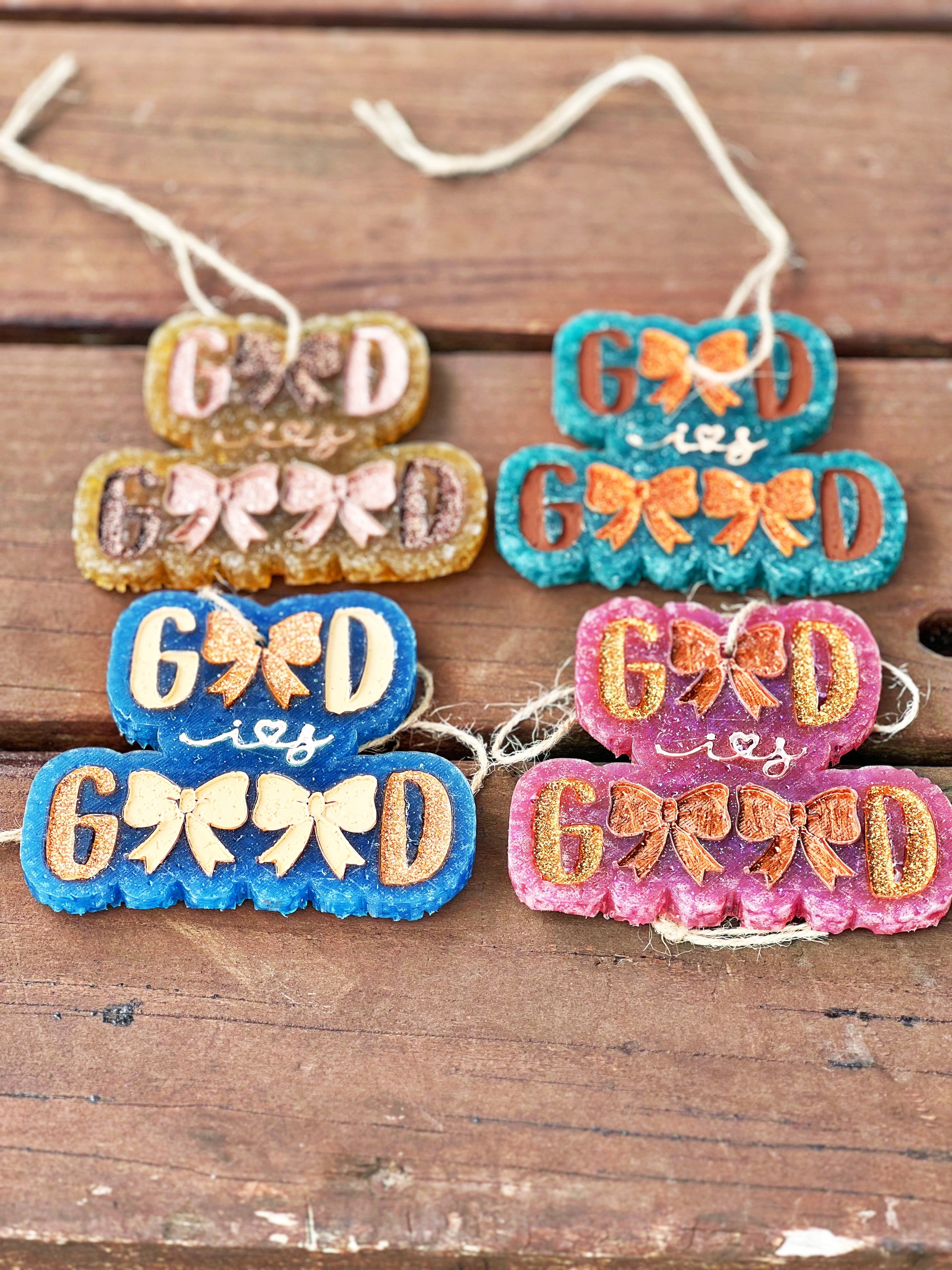 God is Good Car Freshie