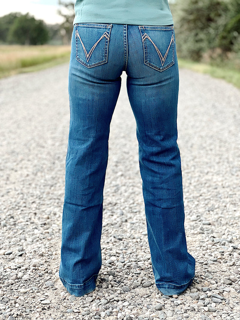 The Bessie Perfect Rise Slim Trouser Jean