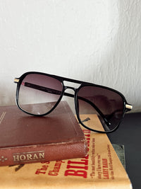Straight Aviator Sunglasses