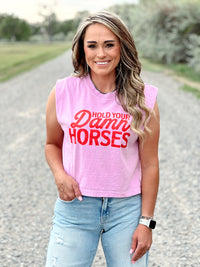 Hold Your Horses Boxy Tank