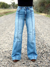 The Pintuck Flare Jean