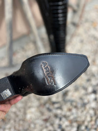The Casanova Boot in Black Croc