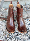 The Jade Boot in Brown Croc