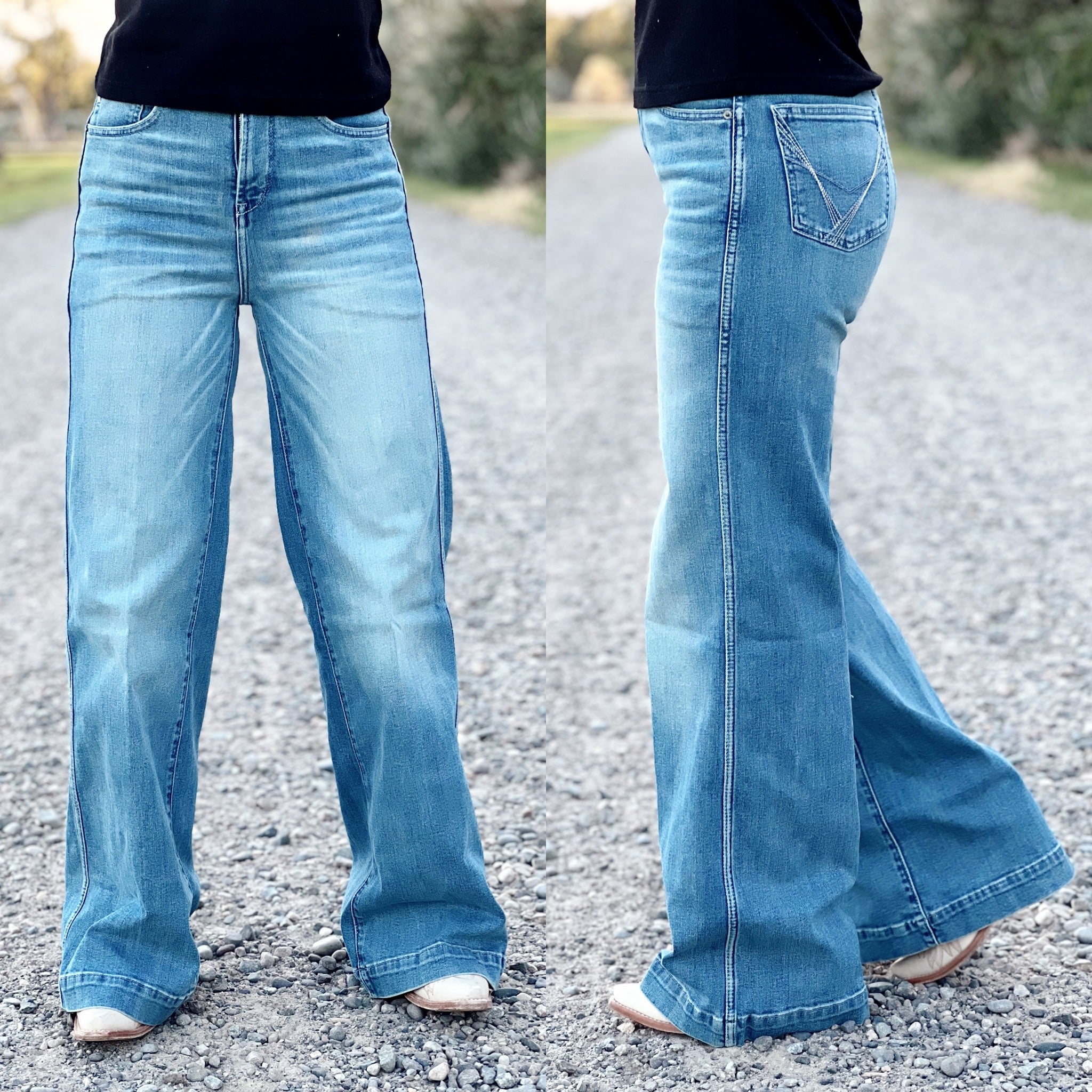The Ultra High Rise Wide Leg Lawton Jean