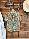 The Retro Cowboy Button Up Top