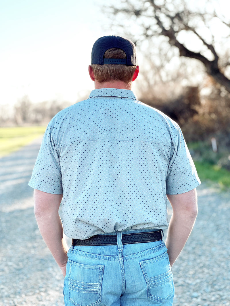 The Men's VentTek Grey Button Up